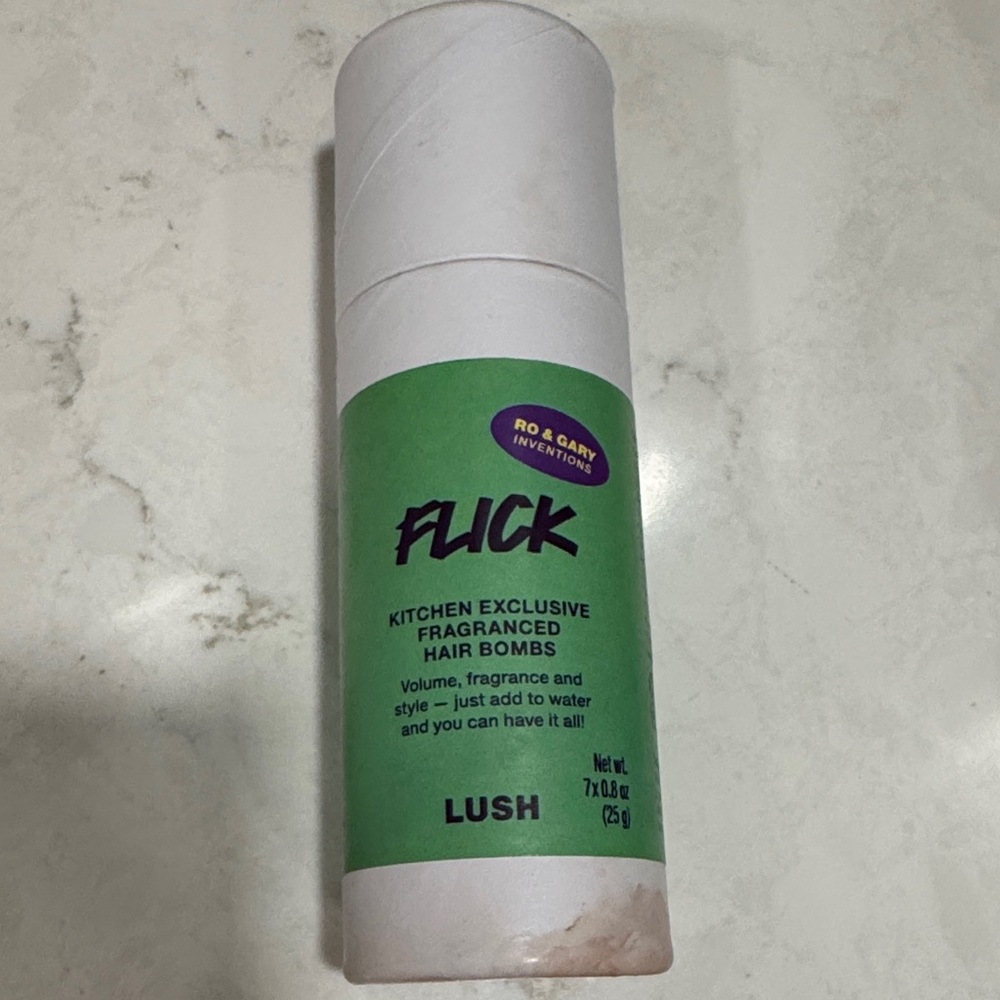 Lush Flick Hair Bombs & Naughty Lip Scrub